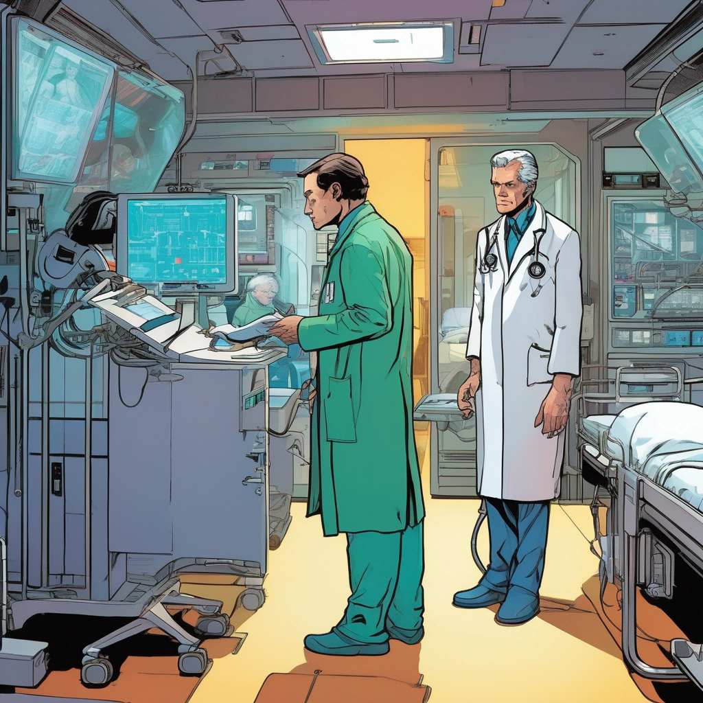 The mature doctor and the inexperienced patient's private examination in the isolation ward, bringing temptation and stimulation.